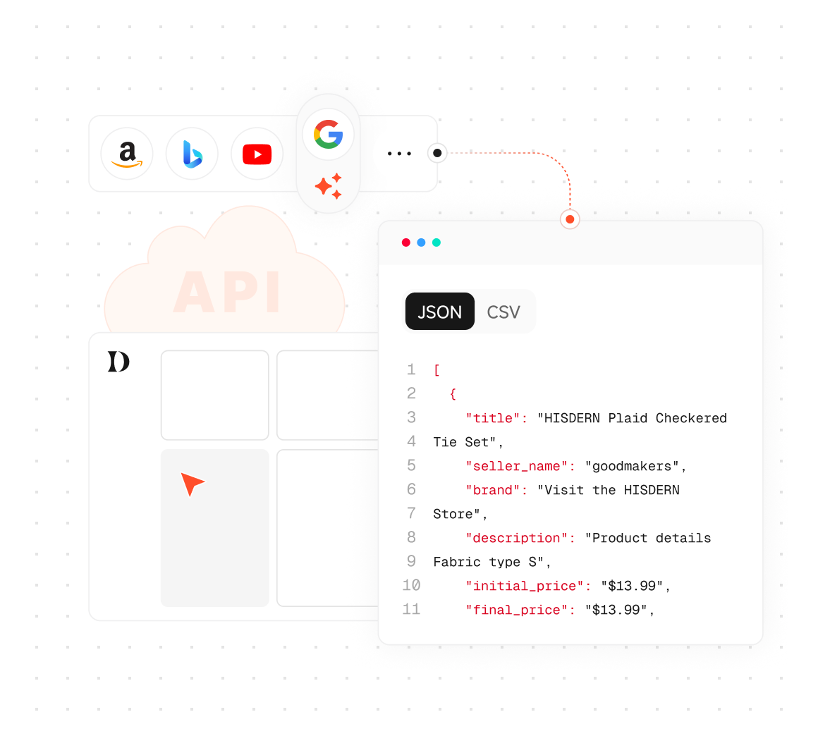 网页采集 API 产品界面预览
